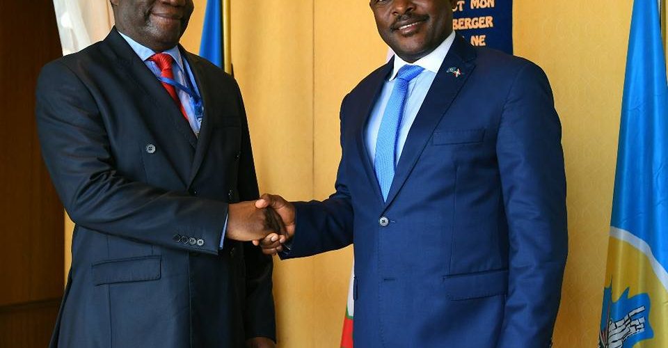 L’ Ambassadeur Basile IKOUEBÉ, Congolais, nouveau Représentant de l’Union Africaine au Burundi et dans la Région des Grands Lacs.