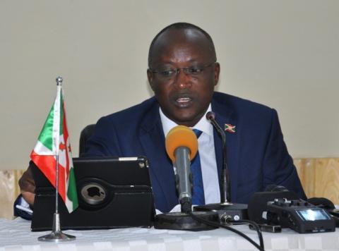Présentation des réalisations du gouvernement par le Premier vice-président du Burundi