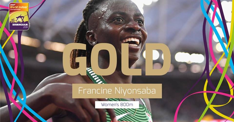 Burundi :  Niyonsaba Francine décroche l’or à Birmingham 800m DAMES