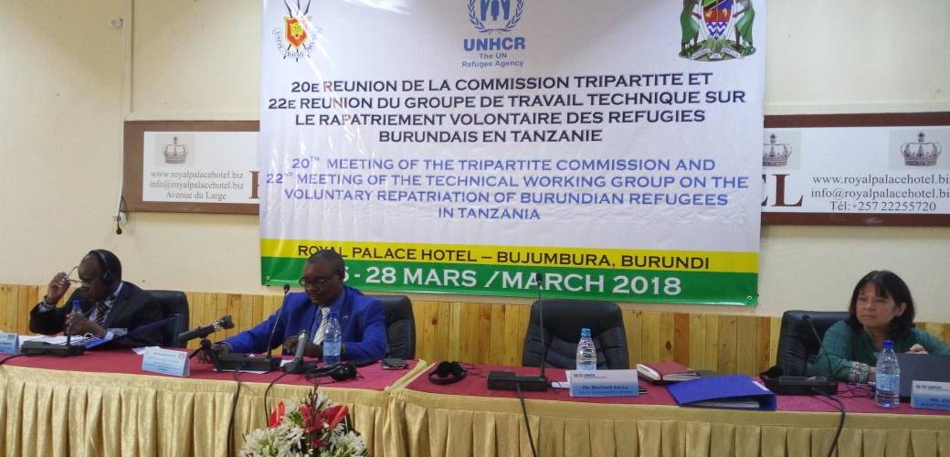 Réunion Tripartite Burundi / HCR / Tanzanie : Préparations du retour volontaire de milliers de réfugiés Burundais actuellement en Tanzanie