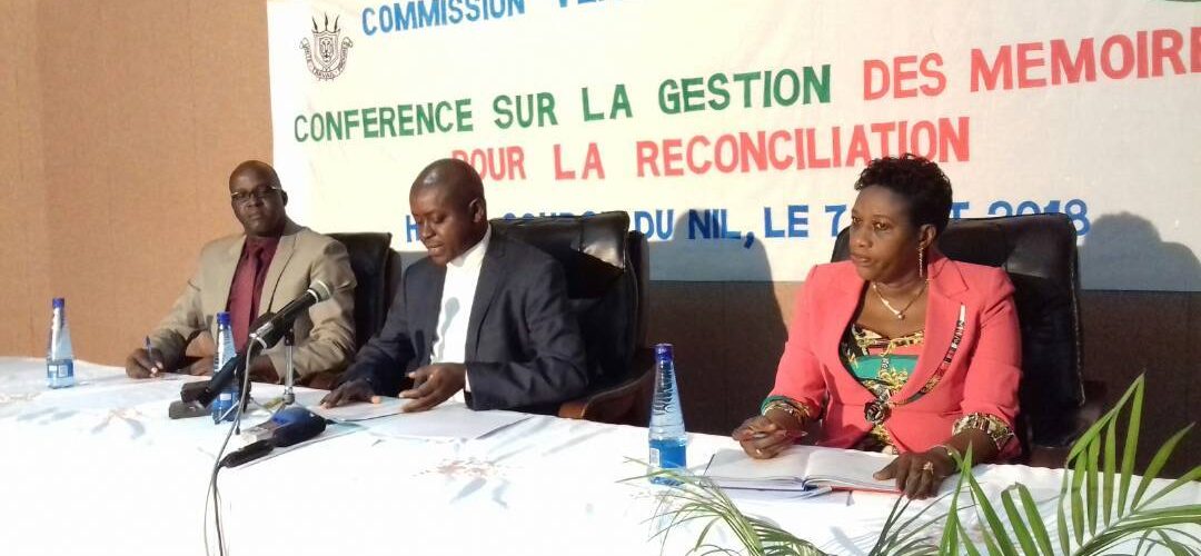 La Commission pour la vérité et la réconciliation encourage les Burundais à “accepter d’affronter leur douloureux passé pour se réconcilier”