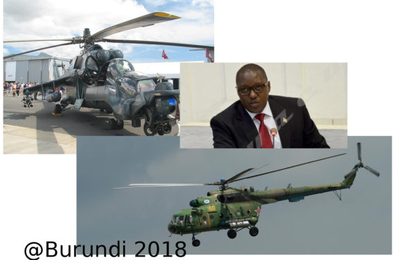 Burundi / Accords militaires –  Russie : Achat de 4 hélicoptères de combat RUSSE  MI8 et MI24
