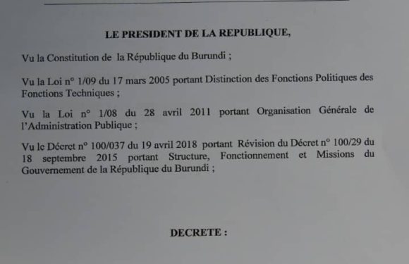 Burundi :  Frédéric Nahimana,  Amizero Y’Abarundi, nouveau  Ministre burundais de la COM