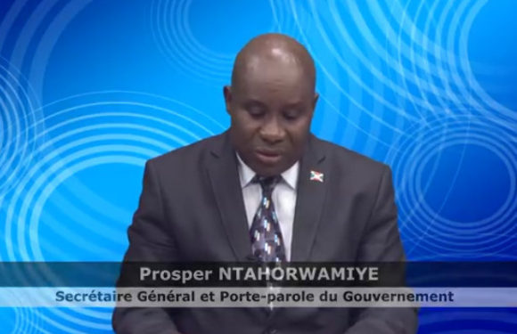 Le gouvernement burundais rejete la résolution du Conseil des droits de l’homme reconduisant le mandat de la Commission d’Enquête sur le Burundi