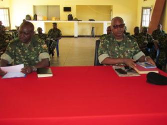 Les officiers des Etats-majors Brigades dans l’exercice « CPX »