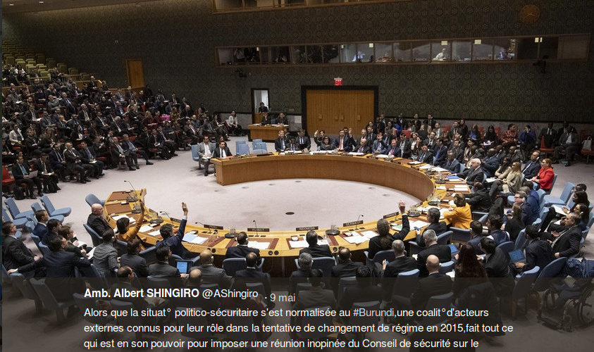 Le Réprésentant ONU du Burundi prévient du retour des Prédateurs de 2015 …