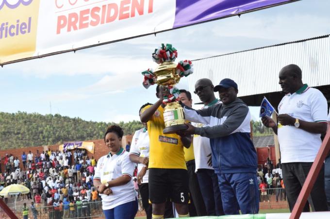 L’équipe Aigle Noir de Makamba remporte la coupe du Président