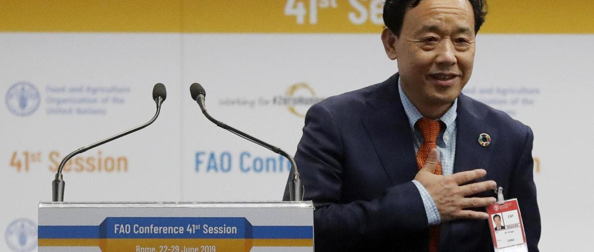 ONU : Qu Dongyu le Chinois dirigera la FAO
