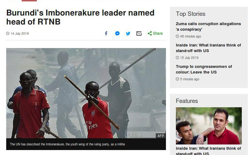 Guerre humanitaire : La BBC prise encore à défaut avec de fausses images contre le Burundi