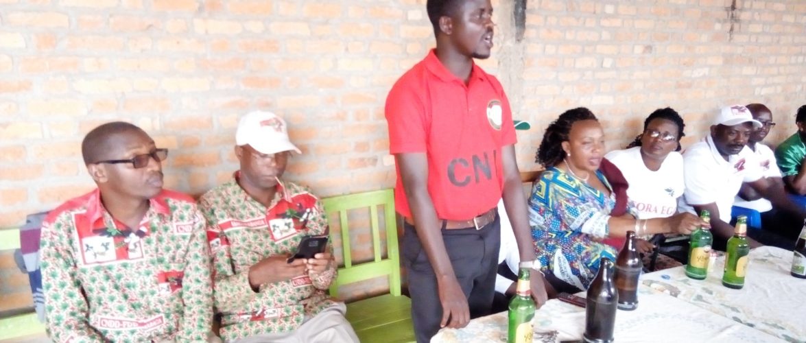 Burundi : A Cankuzo, le S.G du Parti CNDD-FDD a salué la cohabitation pacifique entre les diverses formations politiques à quelques mois des élections démocratiques de 2020