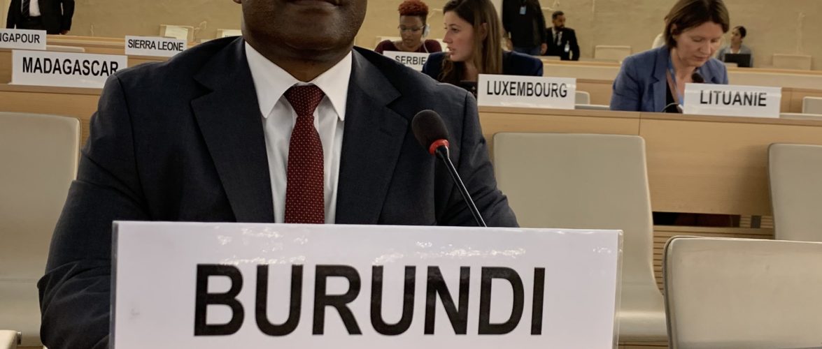 42ème Session du Conseil des Droits de l’Homme des Nations Unies : Déclaration du Burundi à l’occasion du dialogue interactif sur le Burundi.
