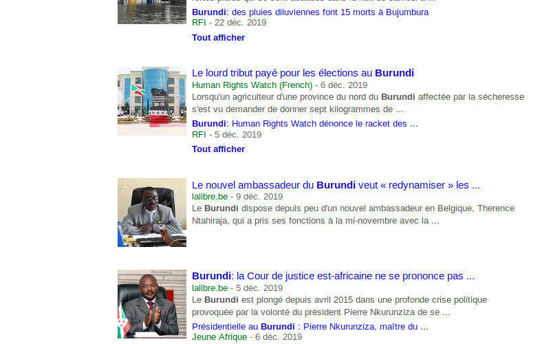 La Belgique et la France mènent une guerre médiatique permanente et illégale contre le Burundi