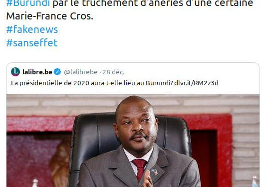 L’Amb Willy NYAMITWE , Conseiller à la Présidence du Burundi, a réagit à un article haineux d’une journaliste Belge