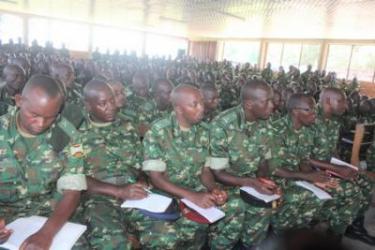 Causerie morale aux militaires du 51ème bataillon AMISOM