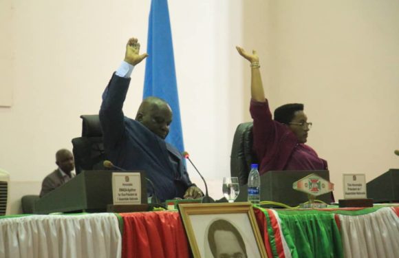 L’Assemblée Nationale du Burundi adopte un projet de loi sur le statut du Chef de l’Etat en fin de fonction