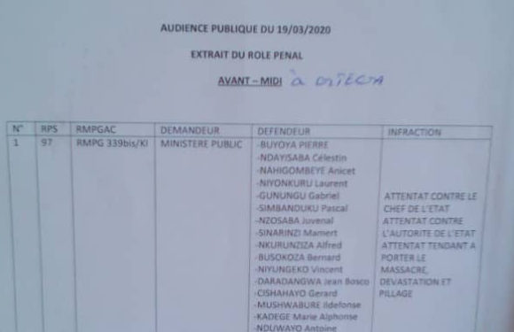 Dossier N° 339 bis/KI :  Assassinat FEU NDADAYE  –  BUYOYA Pierre et consorts / Burundi