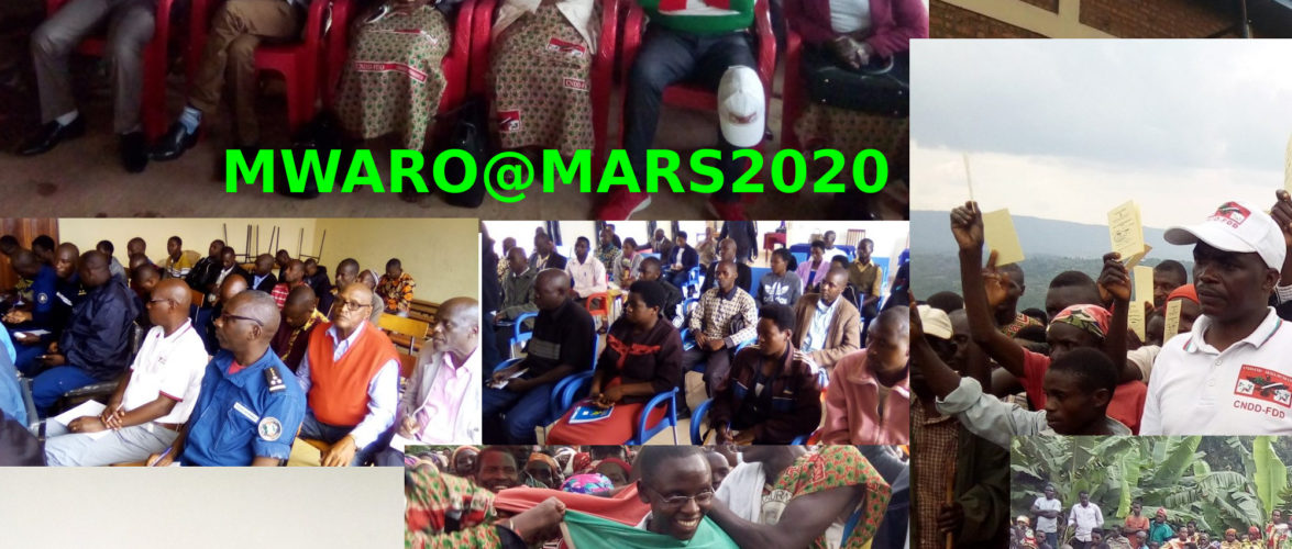Burundi :Quelles sont les dernières nouvelles de chez moi à MWARO