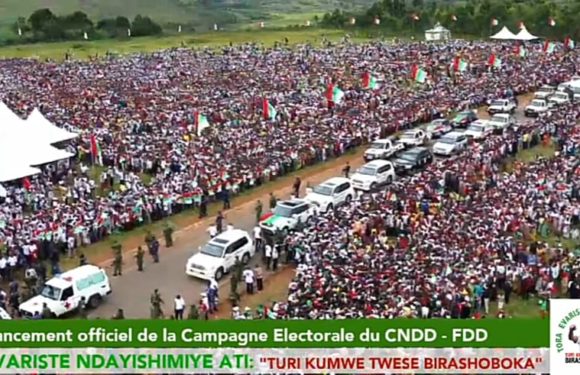 Lancement officiel de la campagne électorale du Parti CNDD-FDD