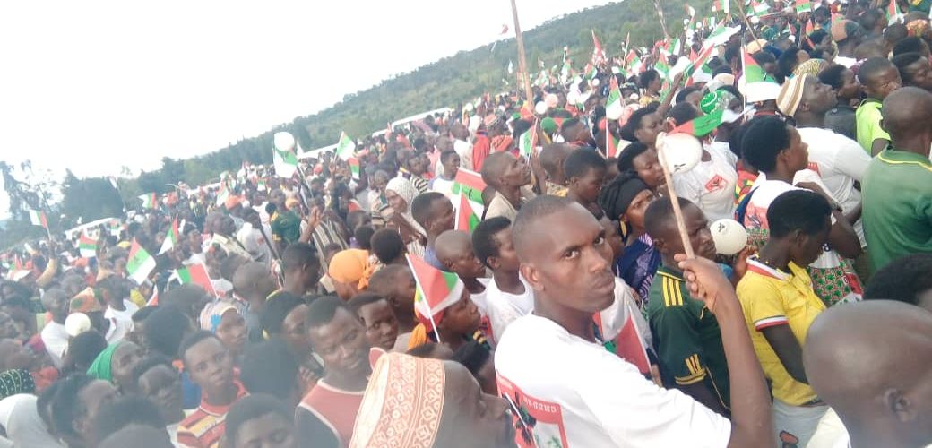Campagne Elections2020 2ème jour : Le CNDD-FDD en commune GISAGARA mobilise près de 5000 citoyens à CANKUZO / Burundi