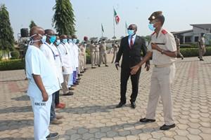 Le MDNAC visite l’Hôpital Militaire de Kamenge