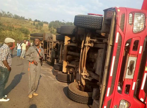 Accident de camion aux alentours de RUTOVU, BURURI / BURUNDI