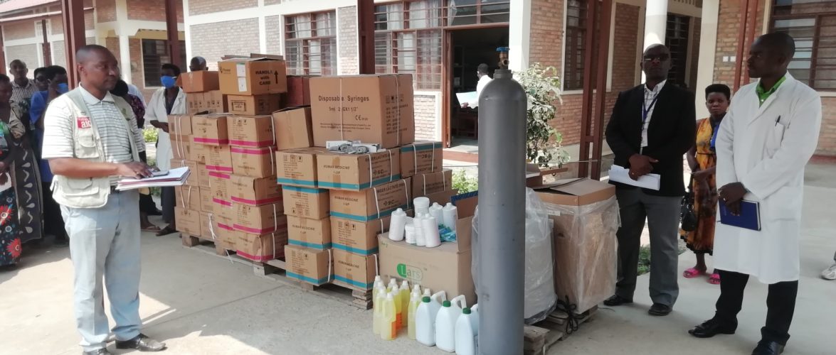 Don de matériels anti-COVID-19 à l’Hôpital AMAHORO DE BIRIMBA, RUMONGE / BURUNDI