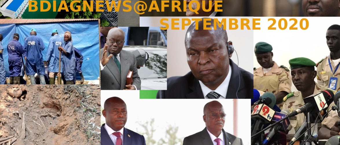 BURUNDI /  Petit tour sur l’actualité sur KAMA ou l’ AFRIQUE , AFRICA – SEPTEMBRE 2020 / 20-09-2020