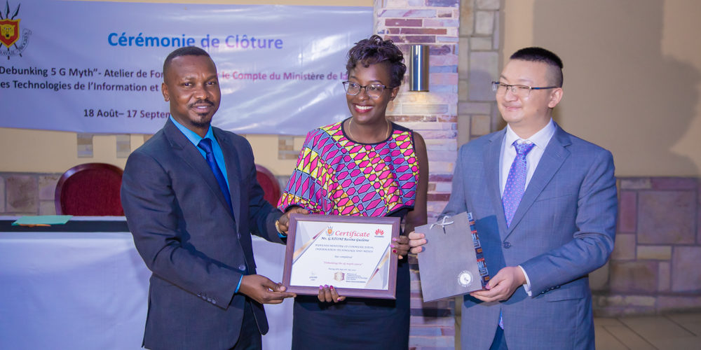 23 fonctionnaires certifiés 5G par le géant Chinois HUAWEI / BURUNDI