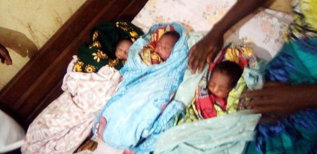 Une famille donne naissance à des triplets à KARUSI / BURUNDI