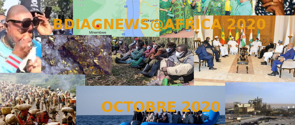 BURUNDI / Petit tour sur l’actualité sur KAMA ou l’ AFRIQUE , AFRICA – OCTOBRE 2020 / 11-10-2020