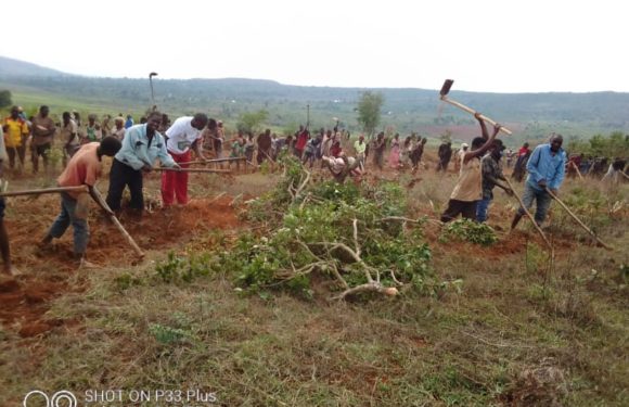 TRAVAUX DE DEVELOPPEMENT COMMUNAUTAIRE – Préparation de terrain de semis sur la colline NYAKERERA, CANKUZO / BURUNDI