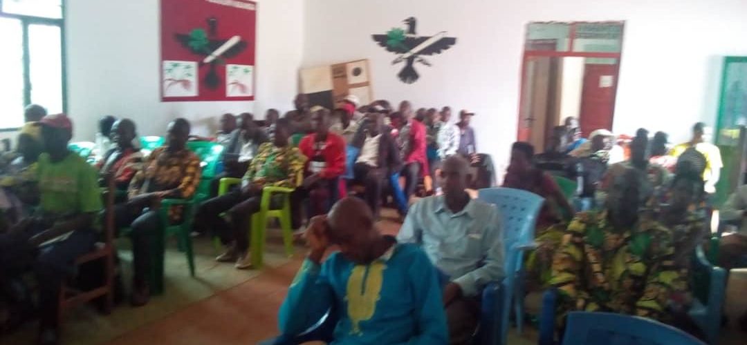 Le CNDD-FDD MUGINA réunit les gérants des coopératives locales, CIBITOKE / BURUNDI