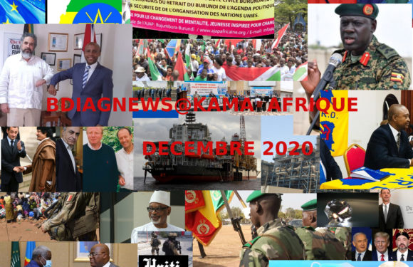 BURUNDI / Petit tour sur l’actualité sur KAMA ou l’ AFRIQUE , AFRICA – DECEMBRE 2020 / 18-12-2020