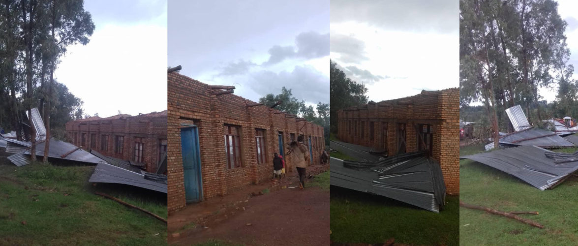 BURUNDI : Dégâts causés à KIGANDA par la pluie et les vents violents / MURAMVYA