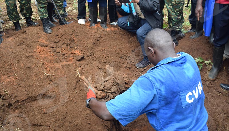 CVR: lancement des travaux d’exhumations à Bururi