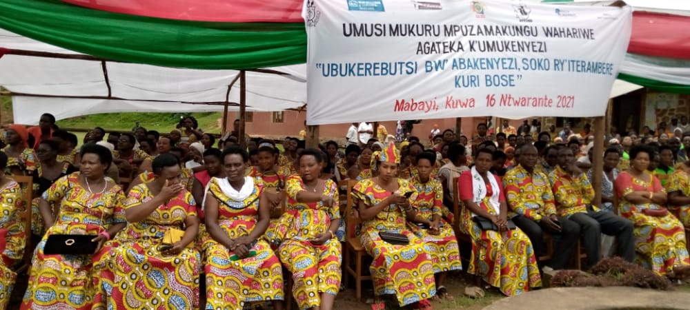 BURUNDI : Journée internationale des droits de la femme à MABAYI / CIBITOKE