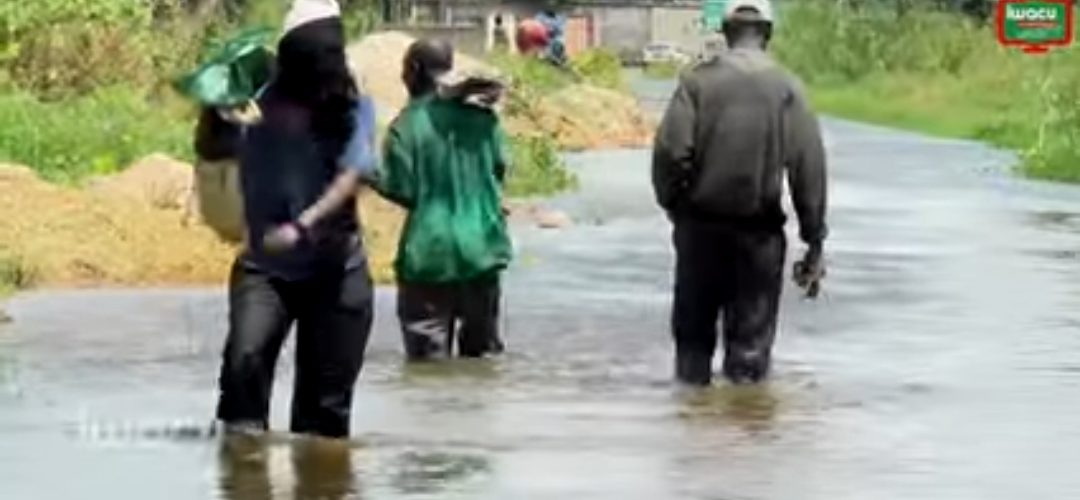 La montée des eaux du lac Tanganyika : des villas inondées