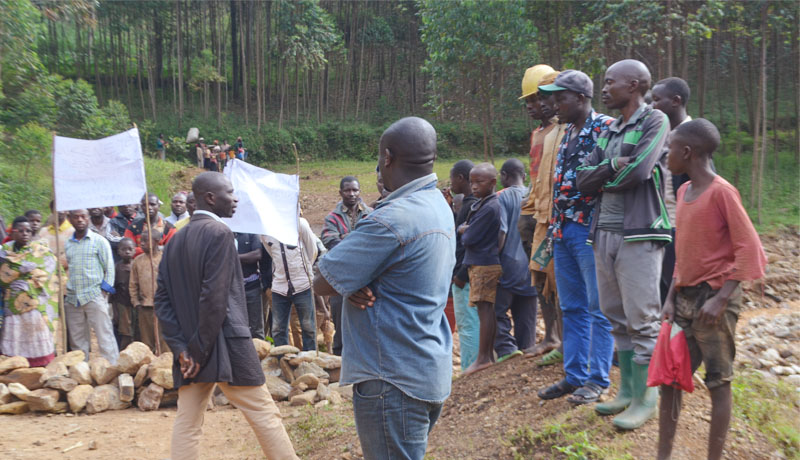Cibitoke : la population remontée contre Tanganyika Mining Burundi