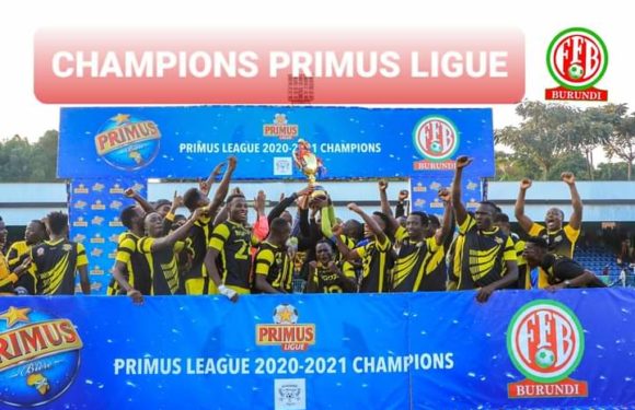 BURUNDI : MESSAGER NGOZI ,  Champion PRIMUS LEAGUE 2020-2021