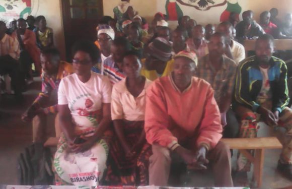 BURUNDI : Le CNDD-FDD RYANSORO mobilise les sections COLLINAIRES / GITEGA