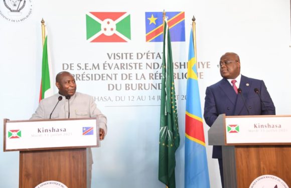 BURUNDI / RDC CONGO : Rencontre fraternelle entre les deux CHEFS D’ETAT