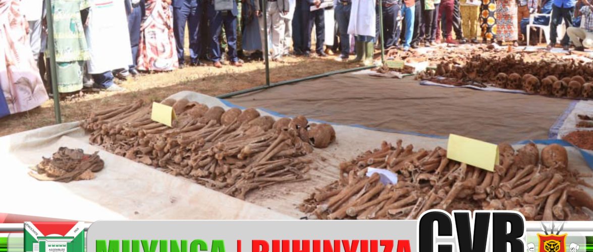 GENOCIDE CONTRE LES HUTU DU BURUNDI EN 1972 : 474 restes humains exhumés à MUYINGA
