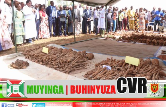 GENOCIDE CONTRE LES HUTU DU BURUNDI EN 1972 : 474 restes humains exhumés à MUYINGA