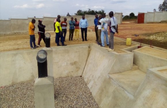 BURUNDI : L’ AHAMR a visité le chantier du site d’épuration des eaux / RUYIGI