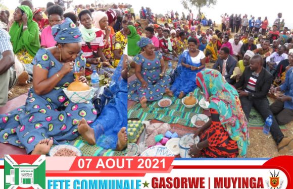 BURUNDI / FETE COMMUNALE 2021 : Commune GASORWE à MUYINGA