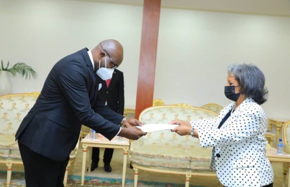 BURUNDI : Amb. NYAMITWE Willy a présenté ses lettres de créances à S.E. SAHLE-WORK ZWEDE, Présidente d’ETHIOPIE