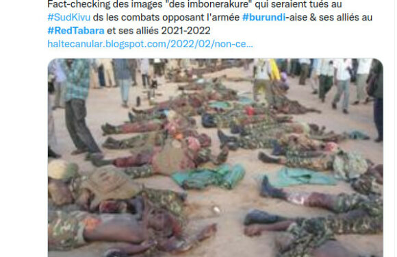 BuRuNDi / RDC CoNGo : Des fausses images des FDNB au KiVu sur les Réseaux Sociaux