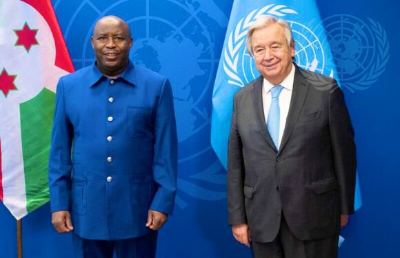 Burundi : S.E. Ndayishimiye rencontre António Guterres,Secrétaire Général de l’ONU