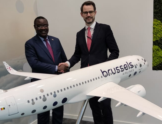 Burundi / Belgique : Ambassadeur Ntahiraja reçu à Brussels Airlines