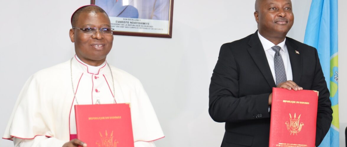 Burundi / Vatican : M. SHINGIRO Albert reçoit en audience Ambassadeur Mgr DATONOU Dieudonné